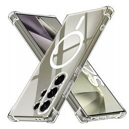 Techsuit Shockproof MagSafe průhledný obal, Samsung Galaxy S24 Ultra