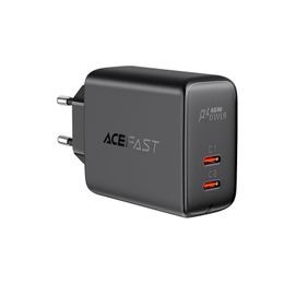 Acefast adapter 2x USB-C 40W, PPS, PD, QC 3.0, AFC, FCP, czarny (A9 czarny)