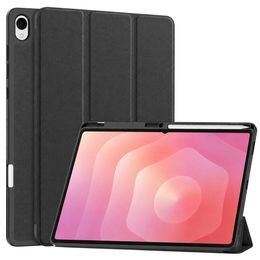 Samsung Galaxy Tab S12 Plus ümbris – Techsuit Flex Trifold klappümbris – must