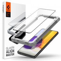 Spigen Full Cover Glass ALM FC Displayschutz aus gehärtetem Glas, Samsung Galaxy A52 5G / LTE, schwarz