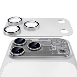 iPhone 18 Pro Max kameros apsauginis stiklas – ESR Armorite Pro grūdintas stiklas – sidabrinė