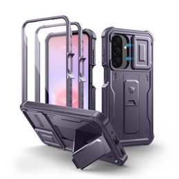 Dexnor 360 Kickstand Camprotector obal Samsung Galaxy A27, fialový