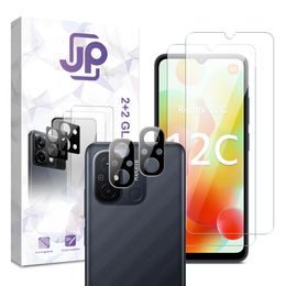 JP Combo pack, Set od 2 kaljena stakla i 2 stakla za kameru, Xiaomi Redmi 12C