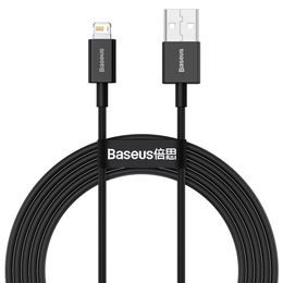 Baseus Superior USB - Lightning, 2 m, črn (CALYS-C01)
