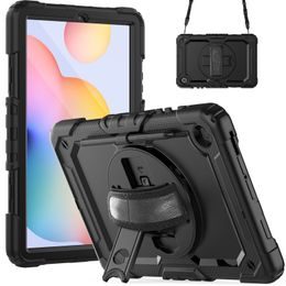 JP Solid360 táblagép tok, Samsung Tab S6 Lite, fekete
