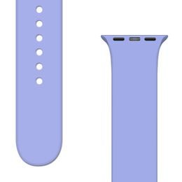 Silikonový řemínek APS Apple Watch 2 / 3 / 4 / 5 / 6 / 7 / 8 / SE (38, 40, 41 mm), fialový