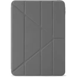 Pipetto Origami Pencil θήκη, Apple iPad Pro 12.9, 2018 / 2020 / 2021 / 2022, iPad Air 13 2024, γκρι