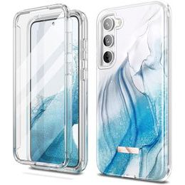 Suritch 360 Marble θήκη Samsung Galaxy S23 Plus, μπλε