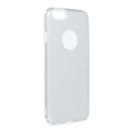 Husă Forcell Shining, iPhone 6, 6S, argintie