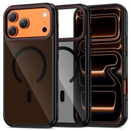 Tech-Protect MagHybrid MagSafe, iPhone 17 Pro Max, κόκκινο-μαύρο