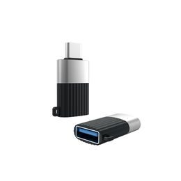 XO adaptér NB149-F USB - USB-C, čierny