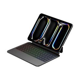 JP Magnetic Keyboard MK09 Aluminium θήκη tablet από αλουμίνιο, iPad Pro 11 2024 / 2025, μαύρη