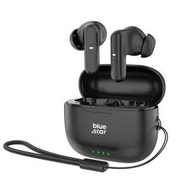 BlueStar Bezprzewodowe słuchawki Bluetooth TWS BK31, czarne