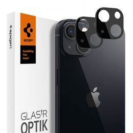 Spigen Optik.TR Ez Fit zaščita za kamero, 2 kosa, iPhone 13 / 13 Mini, črna