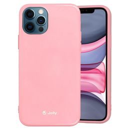 Jelly case iPhone 13 Mini, světlo ružový