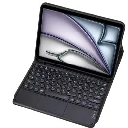 Etui s tipkovnico Bluetooth za iPad Air 13 2024, črn