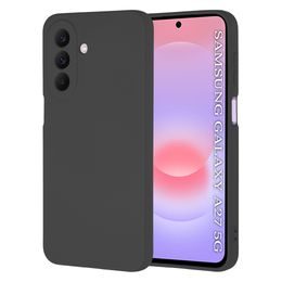 Techsuit SoftFlex Hoesje - Siliconen Case - voor Samsung Galaxy A27 5G - Zwart