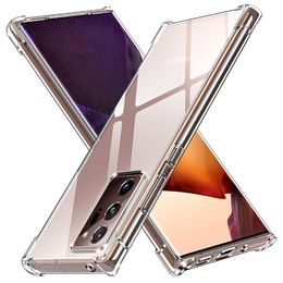 Techsuit Stoßfeste transparente Hülle für Samsung Galaxy Note 20 Ultra 4G / Note 20 Ultra 5G