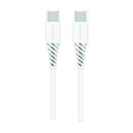 Swissten podatkovni kabel TPE, USB-C / USB-C, 5A (100W), 1,5 m, bel