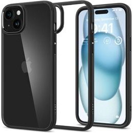 Spigen Ultra carcasă hibrid pentru mobil, iPhone 15, neagră