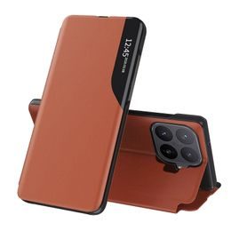 Eco Leather View maska, Xiaomi 17T Pro, narančasta