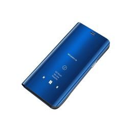 Clear view husă albastră pentru telefon Samsung Galaxy A40
