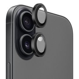 Blueo Original Metal Frame προστατευτικό τζαμάκι για φακό κάμερας, iPhone 17, μαύρο