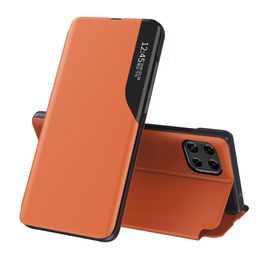 Eco Leather View Case, Samsung Galaxy A22 4G, orange