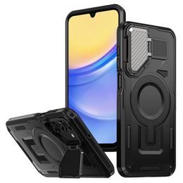 Techsuit CamVault MagSafe, Samsung Galaxy A15 4G / 5G, černý