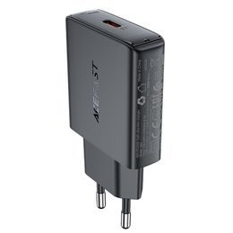 Acefast USB-C Ladegerät (A65) mit GaN-Technologie - Power Delivery 20W Netzteil - Schwarz