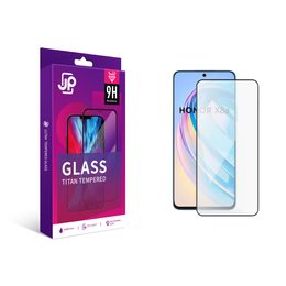 JP Titan extra odolné tvrdené sklo, Honor X8a, čierne
