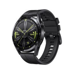 Strap One silikónový remienok pre Huawei Watch GT 3 46 mm, čierny