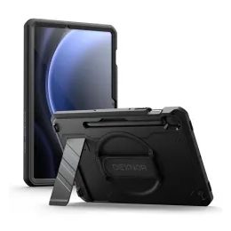 Dexnor 360 Kickstand tok Samsung Galaxy Tab S9 FE-hez, fekete