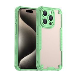 ArmorShield Hybrid Kryt, iPhone 15 Pro, zelený