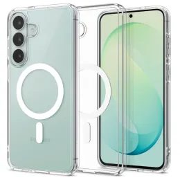 Samsung Galaxy S26 FE dėklas – Spigen Ultra Hybrid Mag MagSafe – balta