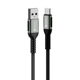Cablu Forcell F-Energy USB A - USB-C, QC4.0, 3A, 66W, 0,25 m, negru