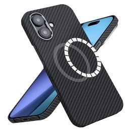 Techsuit Aramid Fiber MagSafe θήκη, iPhone 17, μαύρη