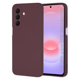 Techsuit SoftFlex Hoesje - Siliconen Case - Samsung Galaxy A27 5G - Wijnrood