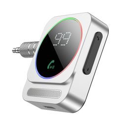 Borofone BC52 True Way audio vevőegység, Bluetooth, AUX, ezüst