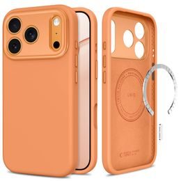 Tech-Protect Uniq MagSafe CC obal, iPhone 17 Pro Max / 18 Pro Max, oranžový