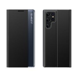 Sleep case Samsung Galaxy S23 Ultra, črn