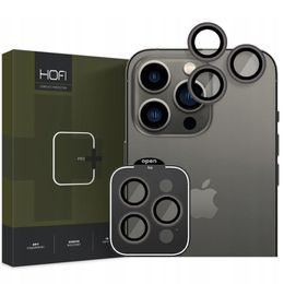 Hofi Camring Pro+, sticlă pentru obiectivul camerei, iPhone 15 Pro / 15 Pro Max, negru