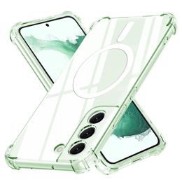 Techsuit ütésálló MagSafe átlátszó tok, Samsung Galaxy S22 Plus 5G