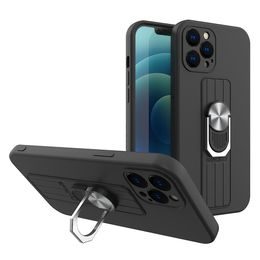 Obal Ring Case, iPhone 13 Pro Max, čierny