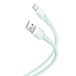 Cablu XO NB212 USB - USB-C, 1 m, verde