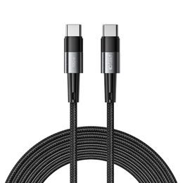 Tech-Protect UltraBoost USB-C kabel, PD100W/5A, 3m, sivi