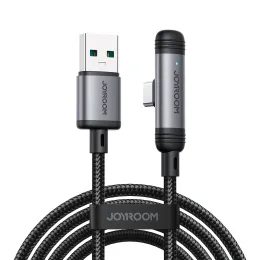 Joyroom S-A56 EnjoyX Series καλώδιο USB-A - USB-C 90°, 3A, 1,2 m, μαύρο