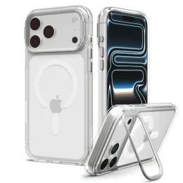 Spigen Ultra Hybrid Optik Mag s MagSafe, iPhone 17 Pro Max / 18 Pro Max, stříbrný