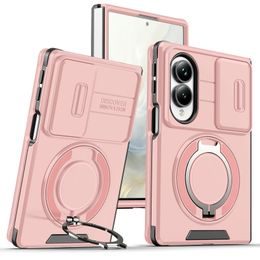 Husă Camslide Stand, Samsung Galaxy Z Fold 8, roz