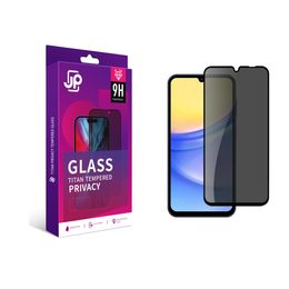 JP Titan Privacy zaščitno kaljeno steklo, Samsung Galaxy A15 5G, črno